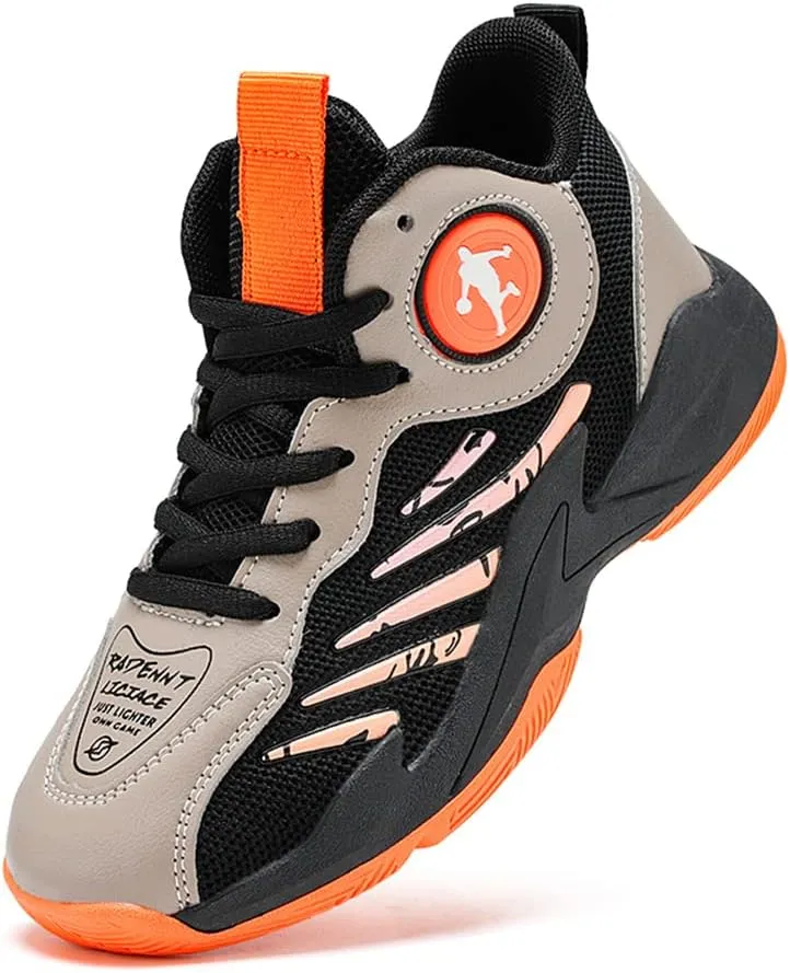 Kids' Basketball Shoe Kids' Sneakers Sports Breathable Lightweight Walking Shoes Running Shoes for Kids Fashion Athletic Casual Shoes
