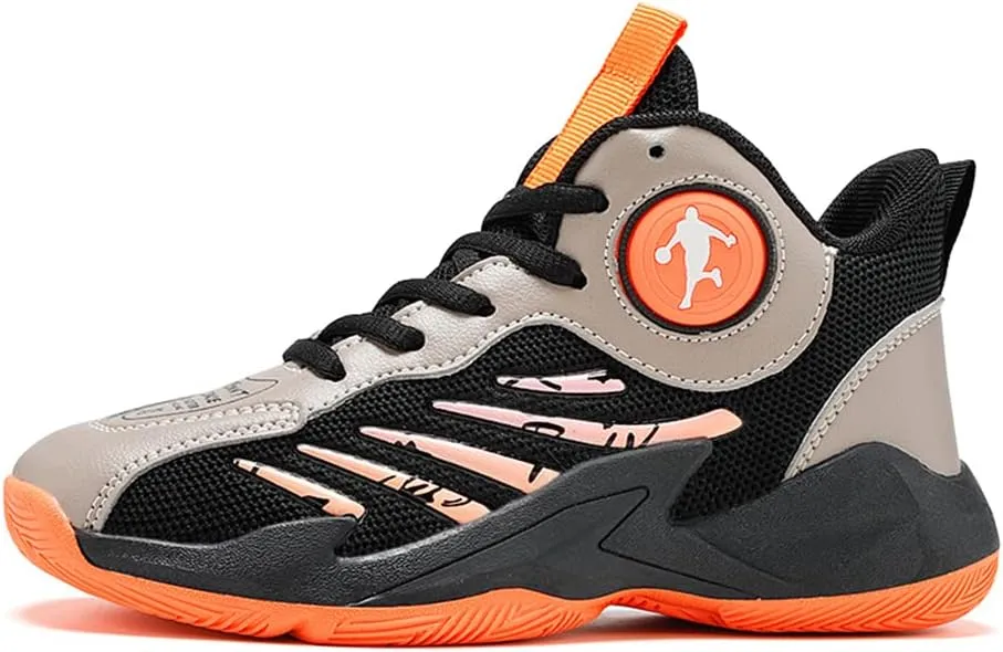 Kids' Basketball Shoe Kids' Sneakers Sports Breathable Lightweight Walking Shoes Running Shoes for Kids Fashion Athletic Casual Shoes