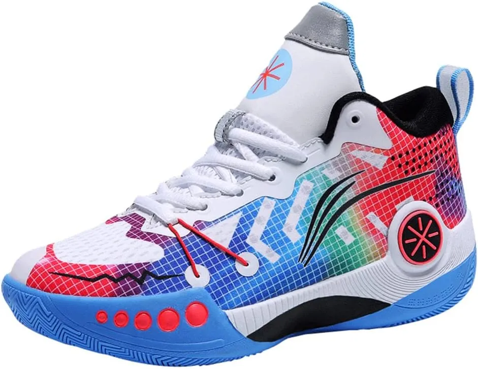 Kids' Basketball Shoe Sneakers Sports Breathable Lightweight Running Shoes for Kids Fashion Athletic Casual Shoes