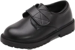 Kids Boys' Classic Lace-Up Oxford School Uniform Dress Shoes for Church Wedding Party Performance (Black 207, Toddler, 9, Numeric, US Footwear Size System, Medium)