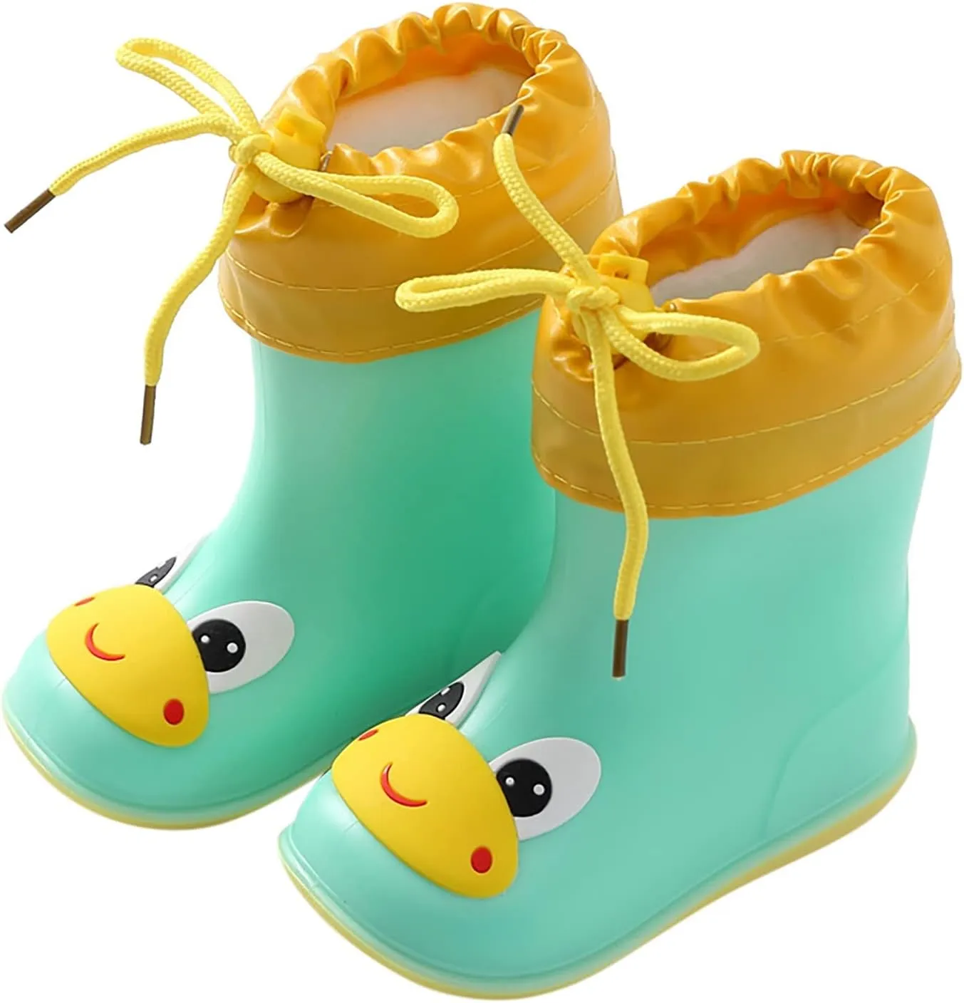 Kids Duck Boots Rain Boots Toddler Non Slip Rain Shoes Children Waterproof Boots for Boys and Girls Rubber Infant Shoes