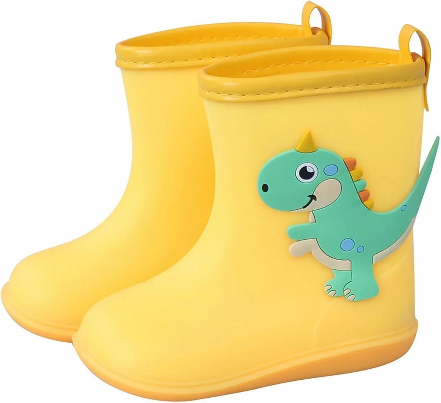 Kids Rain Boots for Girls Boys Toddler Waterproof Rubber Boots Cute Dinosaur Printed Water Boots Baby Infant Snow Boots