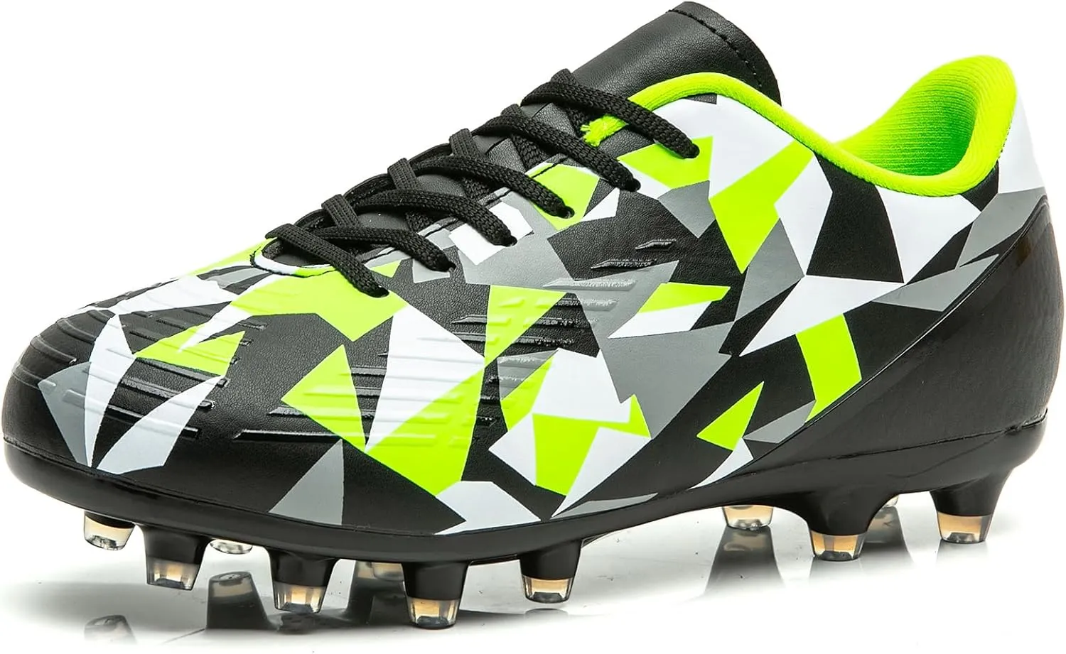 Kids Soccer Cleats Boys Girls Youth Football Cleats for Boys Girls Athletic Outdoor Soccer Shoes Lightweight Teenager Unisex Training Football Shoes for Little and Big Kid