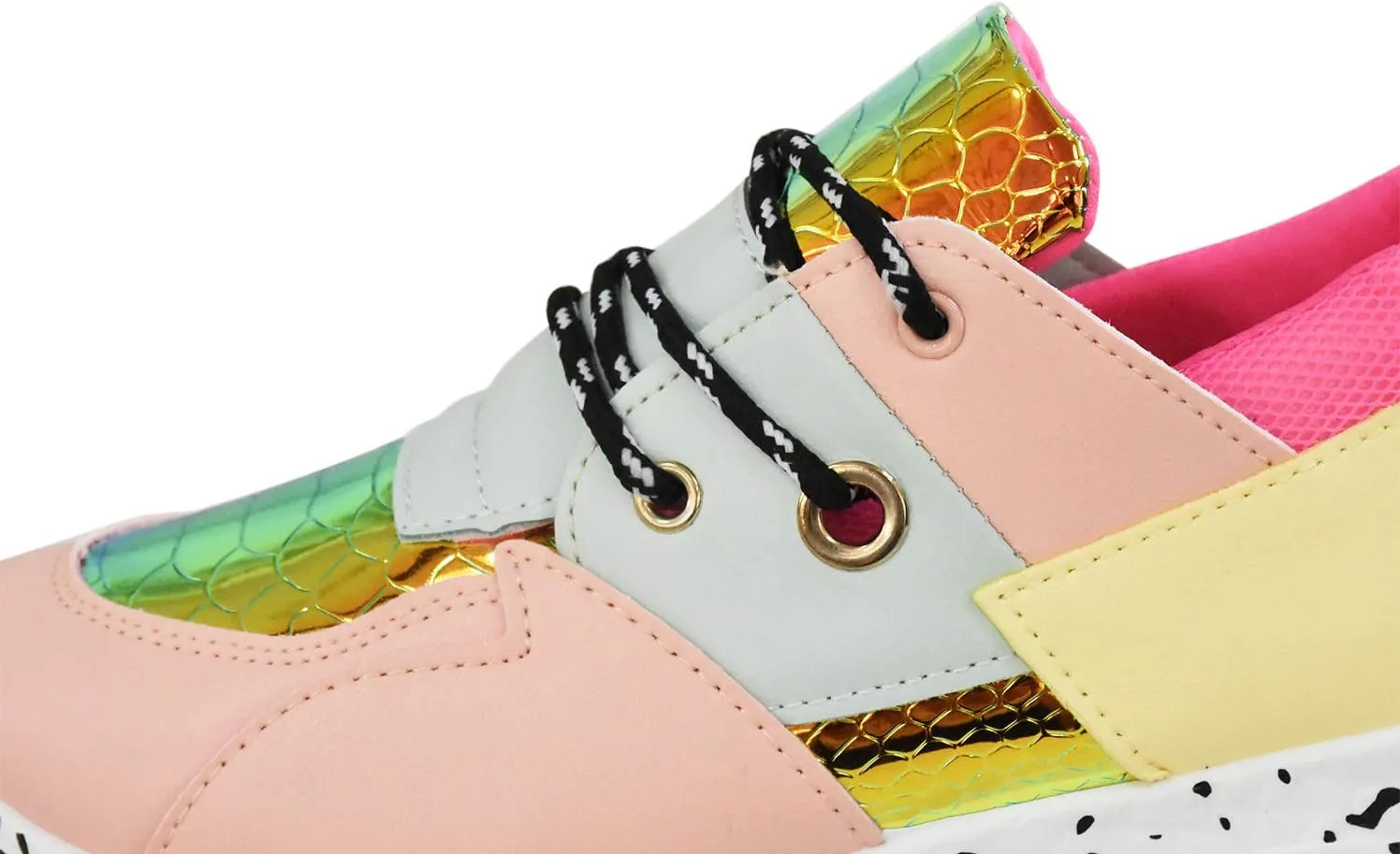 LUCKY STEP Women's Climbing Hiking Retro Jogger Cliff Sneakers Running Sport Trainer Shoes
