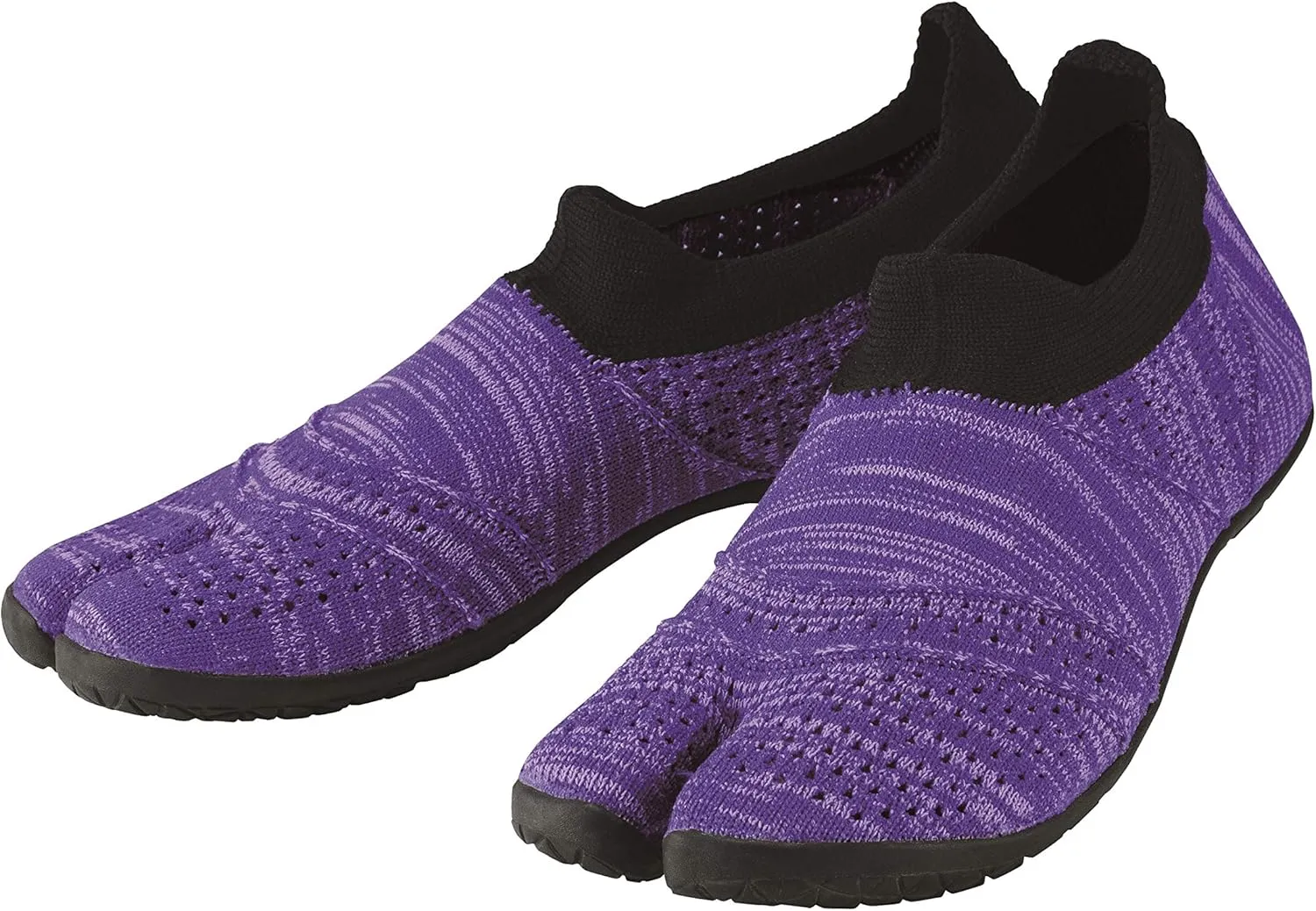 Marugo] hitoe - Unisex Tabi Style, Minimalism Barefoot Core Training Shoes, Seamless Upper with Rubber Outsole.