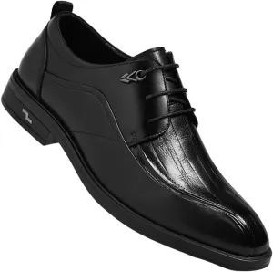 Men Formal Shoes Black Oxford Classic Dress Shoe Casual Business Lace up Sneakers Lightweight Footwear Party Dressy