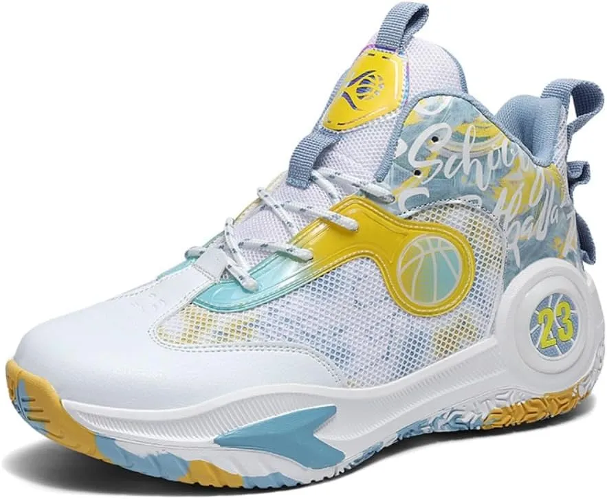Men's 2023 Running, Training, Sports Shoes - Yellow, Size 6.5