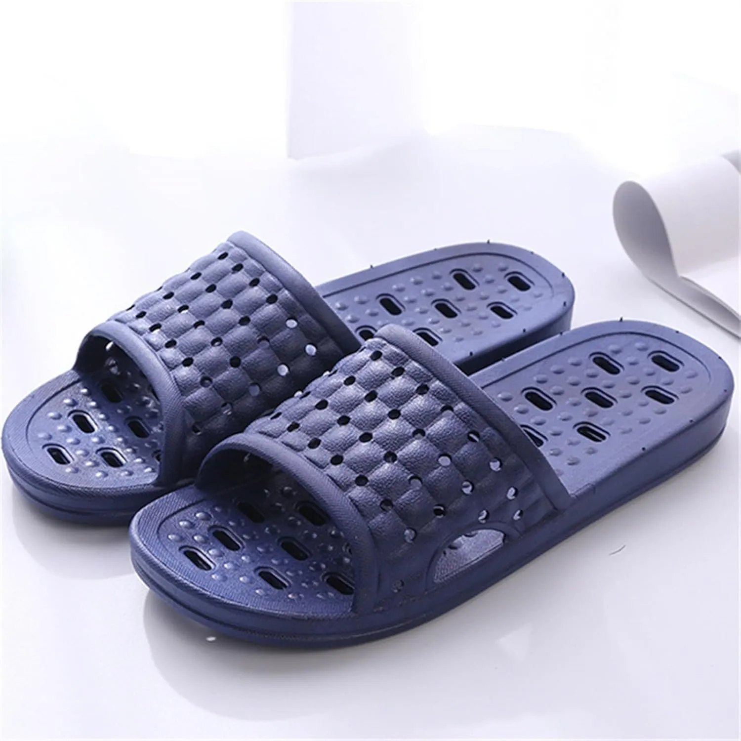 Men's and Women's Bathroom Hanging Quick Drying Hollow Solid Color Indoor Hanging Womens Slippers Women