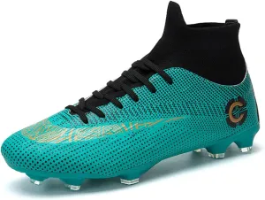 Men's and women's indoor/outdoor football boots shoes men's socks spikes football outdoor professional training splint shoes sports competition sports shoes, training TF/AG