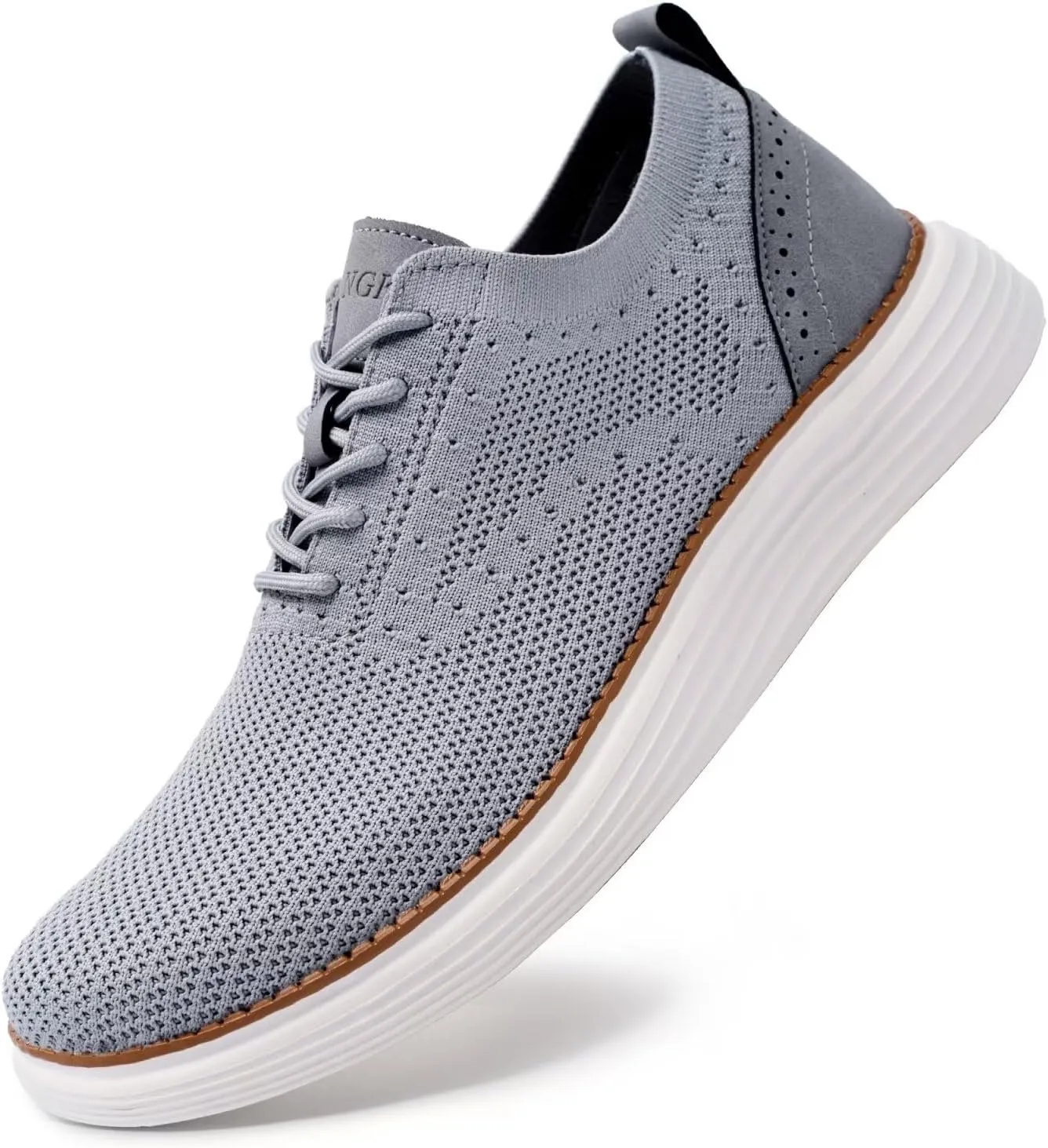 Men's Casual Dress Oxfords Shoes Mesh Lightweight Breathable Fashion Sneakers Business Walking Shoes