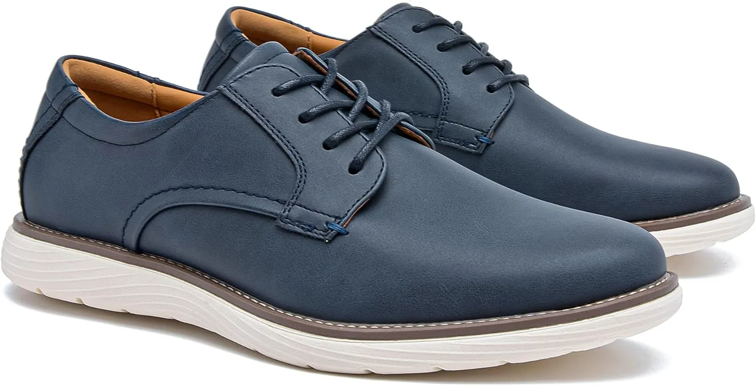 Men's Casual Dress Shoes Fashion Dress Sneakers Business Casual Shoes Comfortable Work Oxfords Office Walking Sneakers