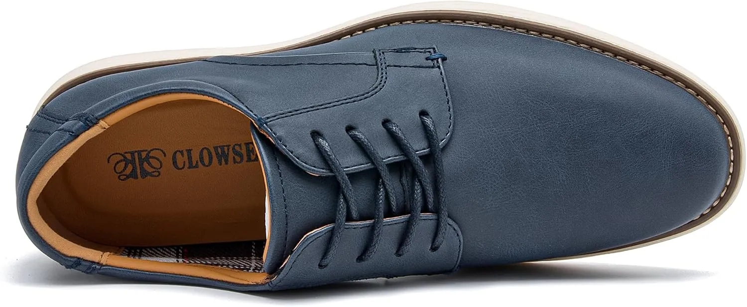 Men's Casual Dress Shoes Fashion Dress Sneakers Business Casual Shoes Comfortable Work Oxfords Office Walking Sneakers