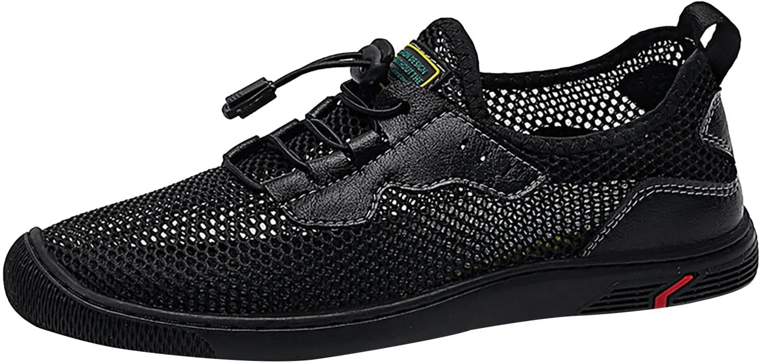 Men's Casual Mesh Sneaker Anti Slip Hiking Lightweight Breathable New Sports Shoes for Summer Outdoor