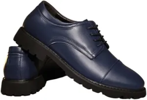 Men's Fashion Orthopedic Shoes Classic Round Toe Lace Up Soft Bottom Business Work Dress Shoes