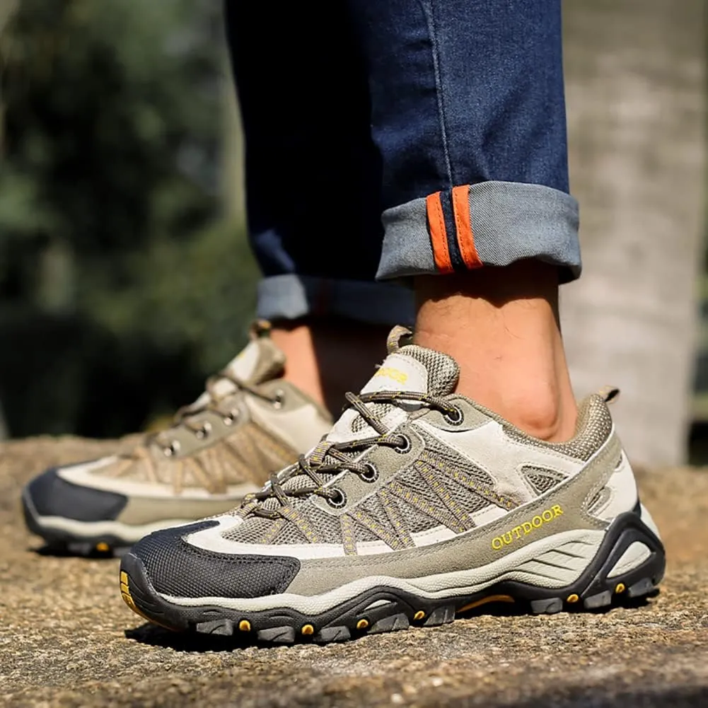 Men's Hiking Shoes Mesh Breathable Outdoor Sports Shoes Casual Couple Sneaker