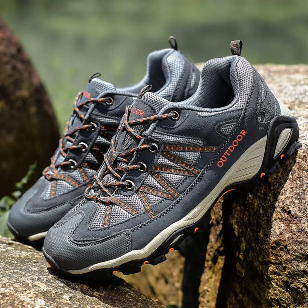 Men's Hiking Shoes Mesh Breathable Outdoor Sports Shoes Casual Couple Sneaker