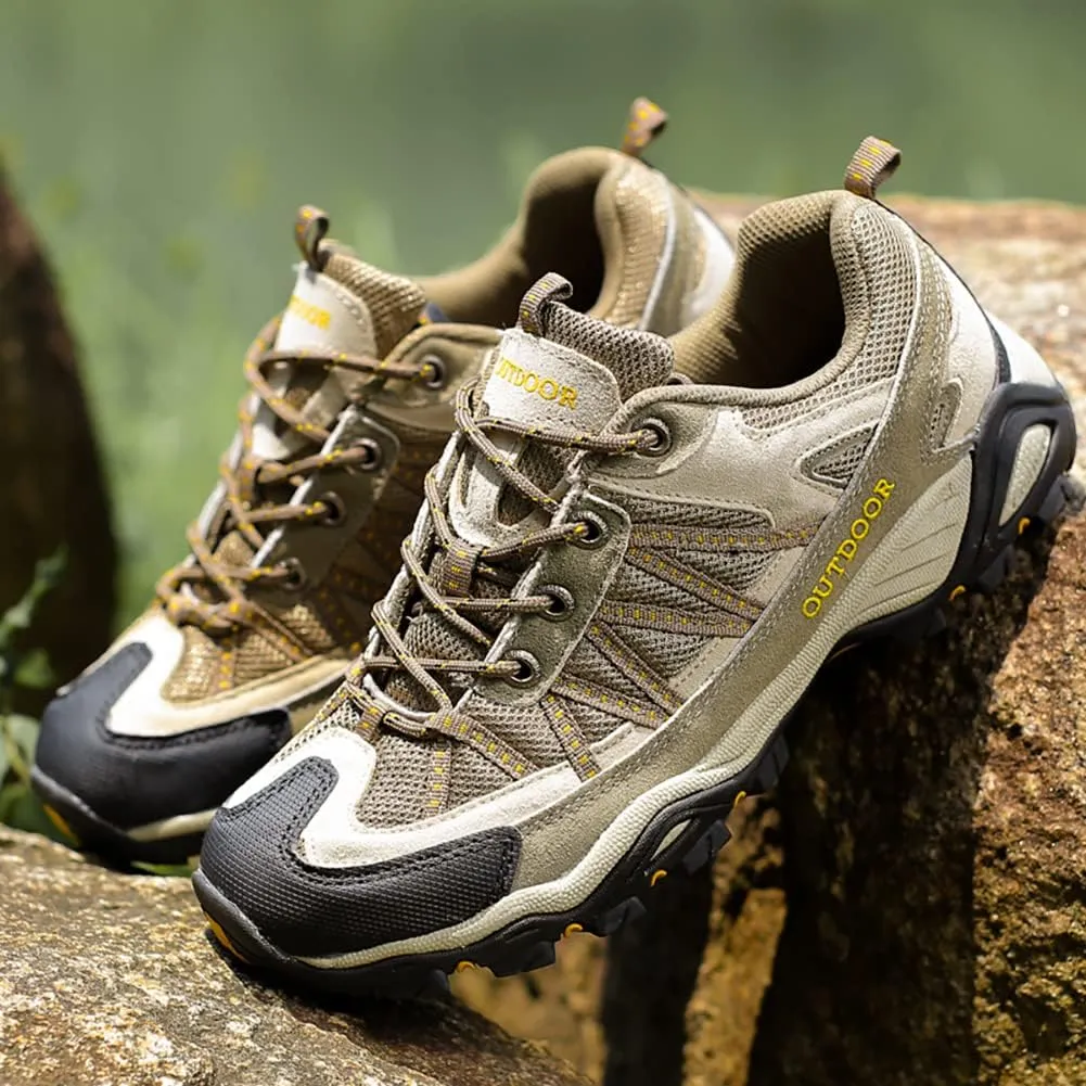 Men's Hiking Shoes Mesh Breathable Outdoor Sports Shoes Casual Couple Sneaker