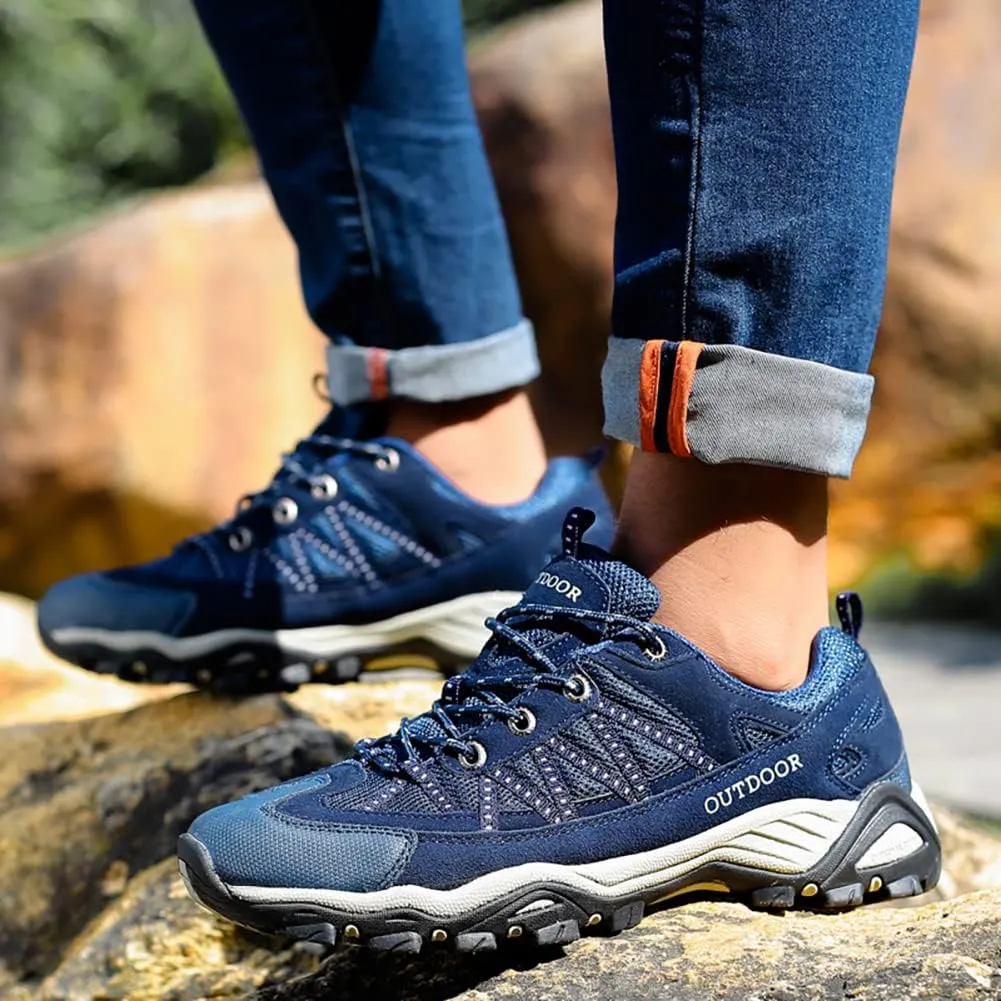 Men's Hiking Shoes Mesh Breathable Outdoor Sports Shoes Casual Couple Sneaker