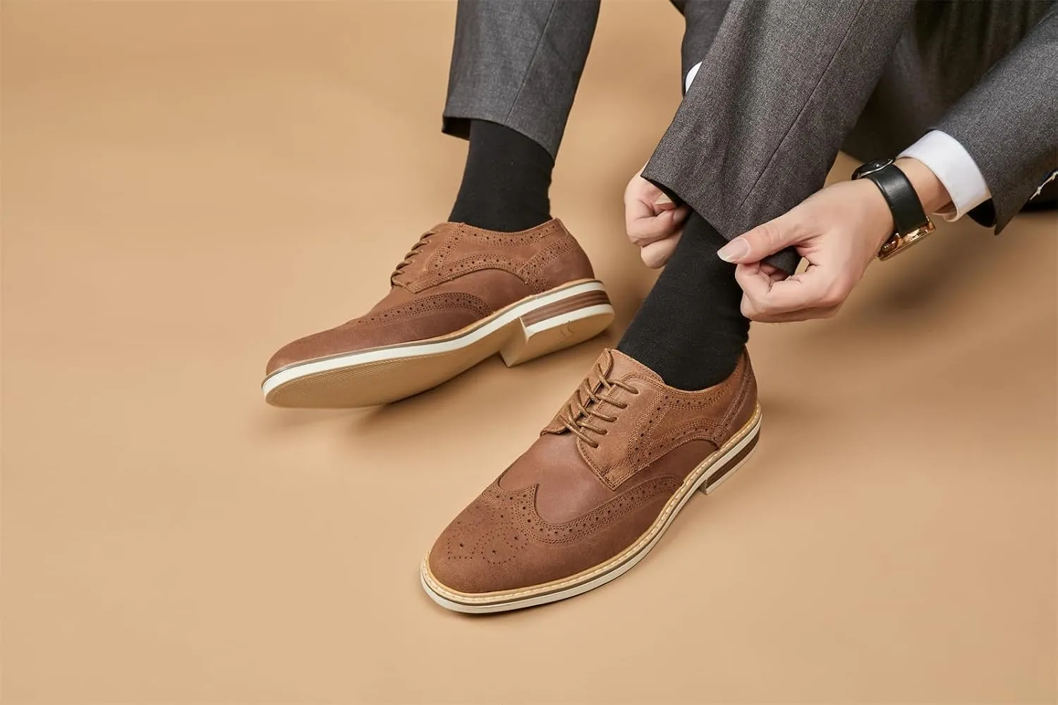 Men's Oxford Shoes Dress Shoes Men's Lightweight Lace-up Fashion Shoes