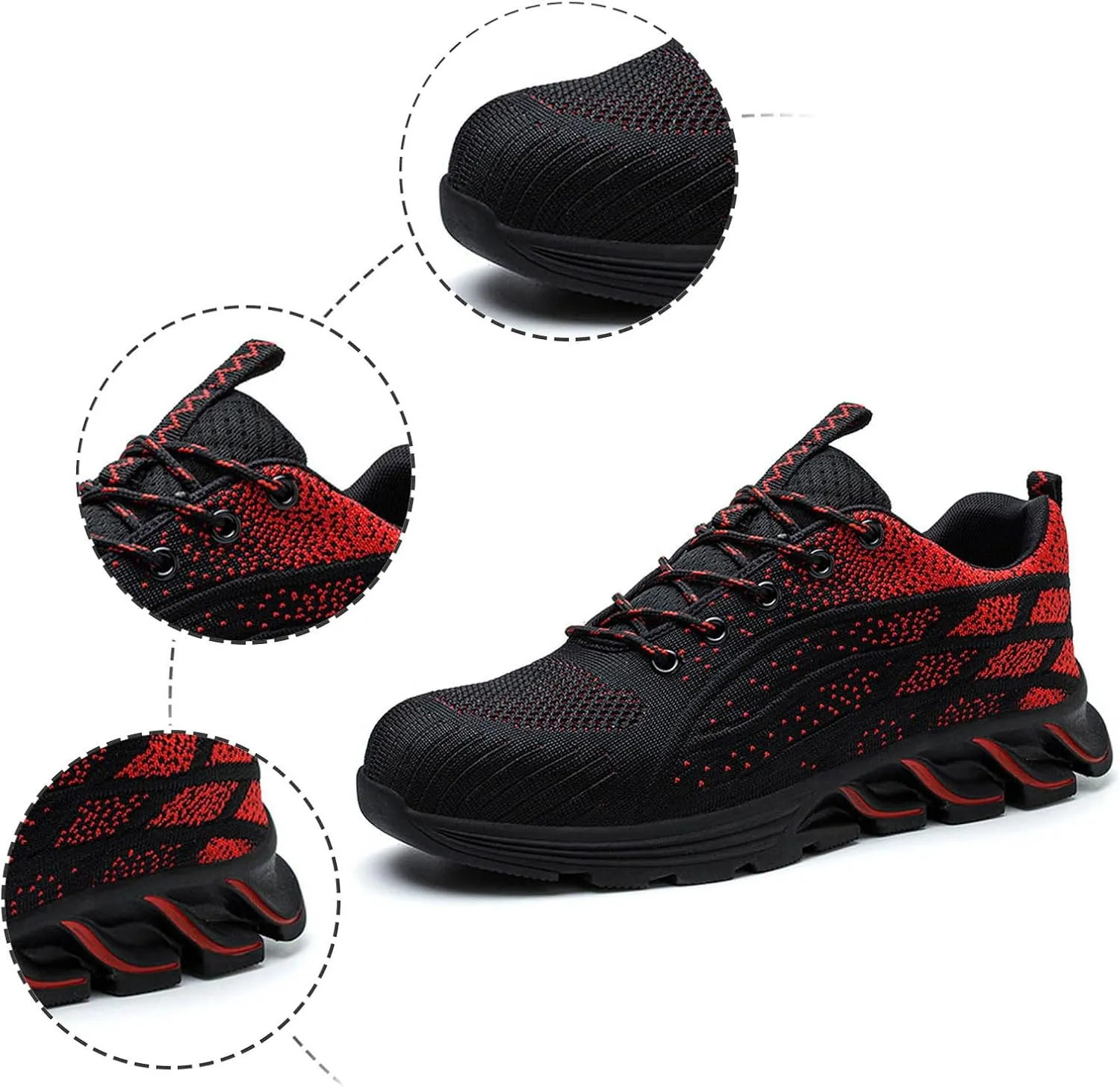Mens Shoes Climbing Breathable Slip Resistant Walking Shoes Comfortable Workout Footwear Outdoor Hiking Sneakers