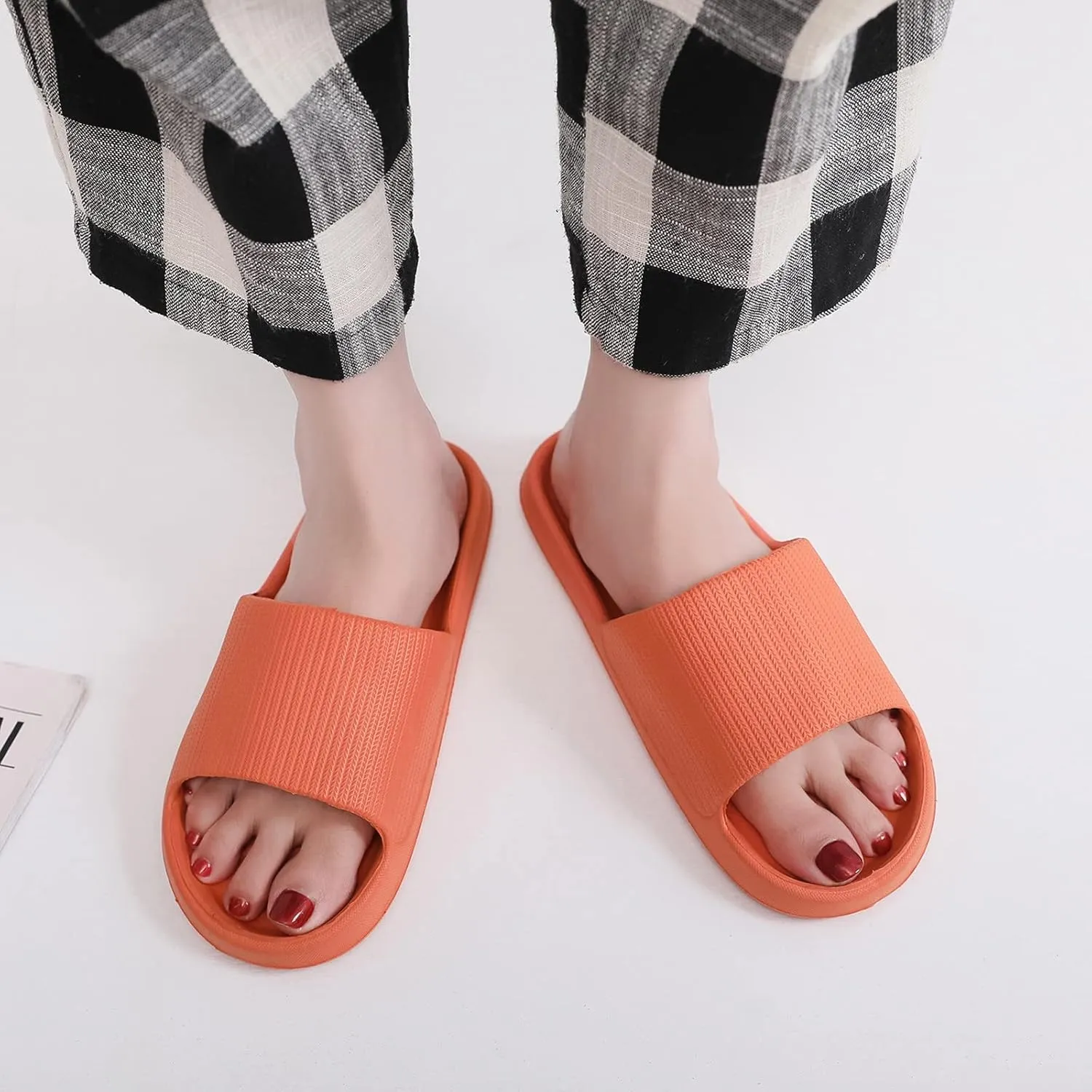 Mens Shower Shoes Shower Shoes Women Mens Slippers Slides for Women Drainage Hole Beach Indoor Slippers