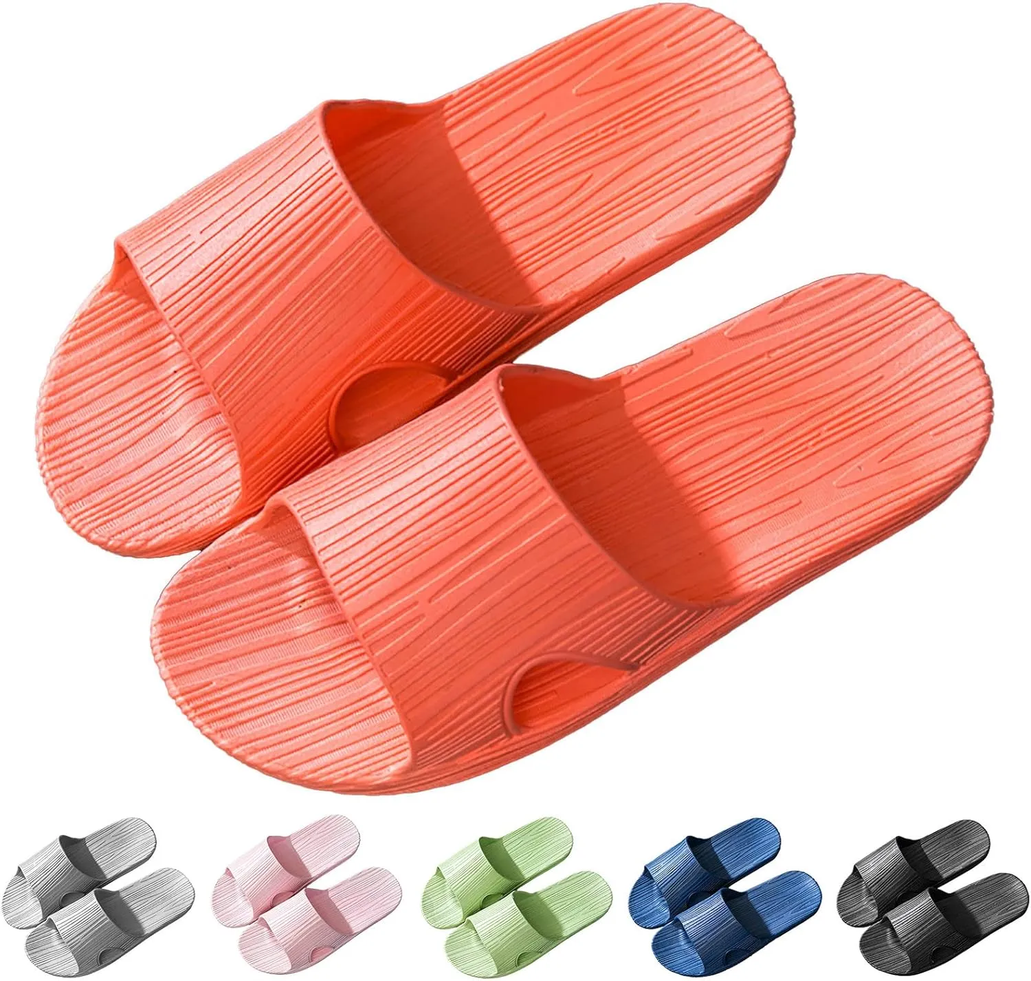 Mens Shower Shoes Slides for Women Cloud Slippers for Men Shower Shoes Women Dorms Drainage Hole Travel Slippers