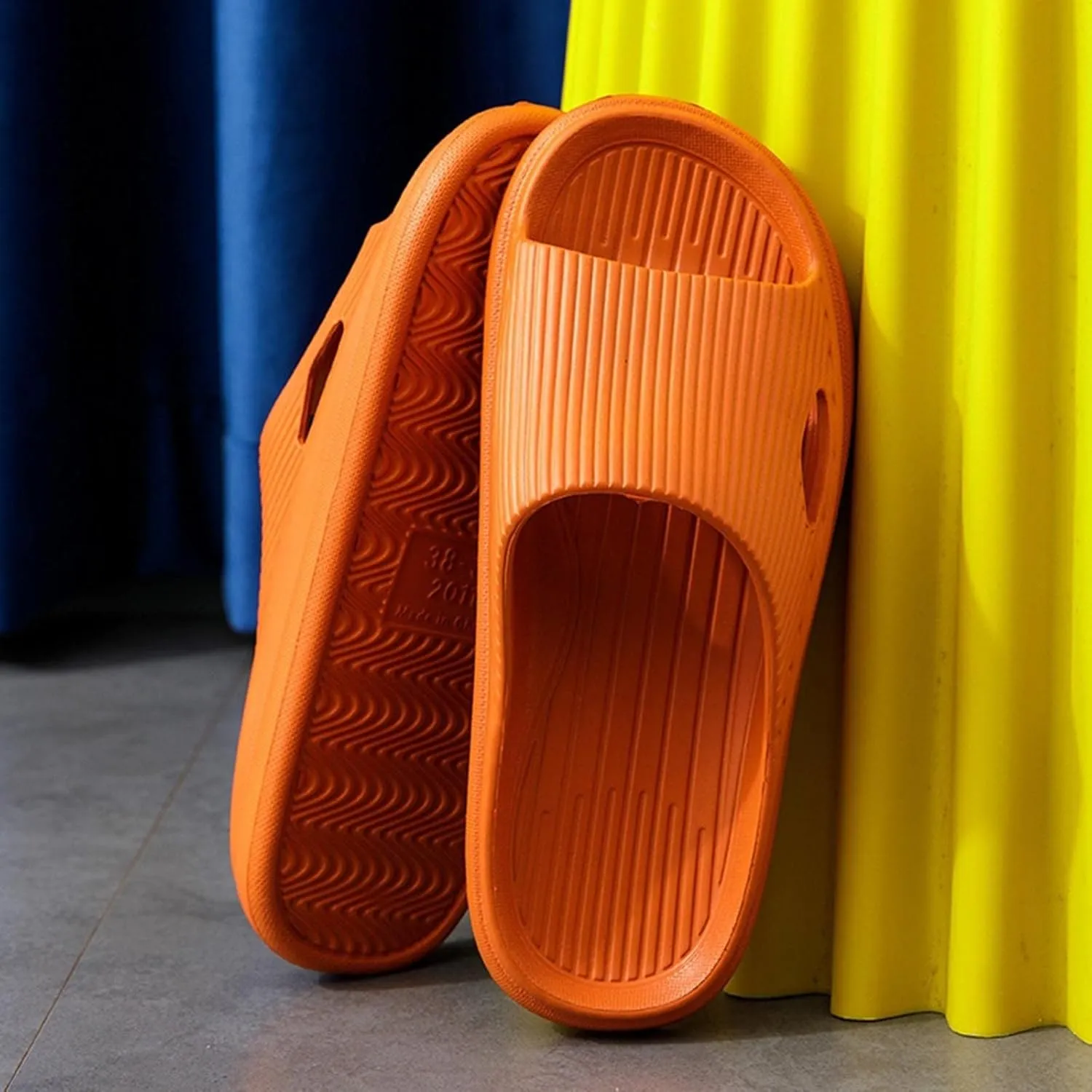 Mens Slides Womens Slides Mens Slippers Shower Shoes Women Living Room Indoor Outdoor Travel Slippers