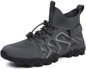Mens Water Shoes Breathable Hiking Water Shoes Quick Drying Sports Aqua Barefoot Shoes Anti-Slip Climbing Shoes Outdoor Fishing Shoes