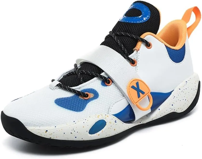 Men's Women's Basketball Shoes High Top Ultra-Light Fashion Anti Slip Breathable Sneakers