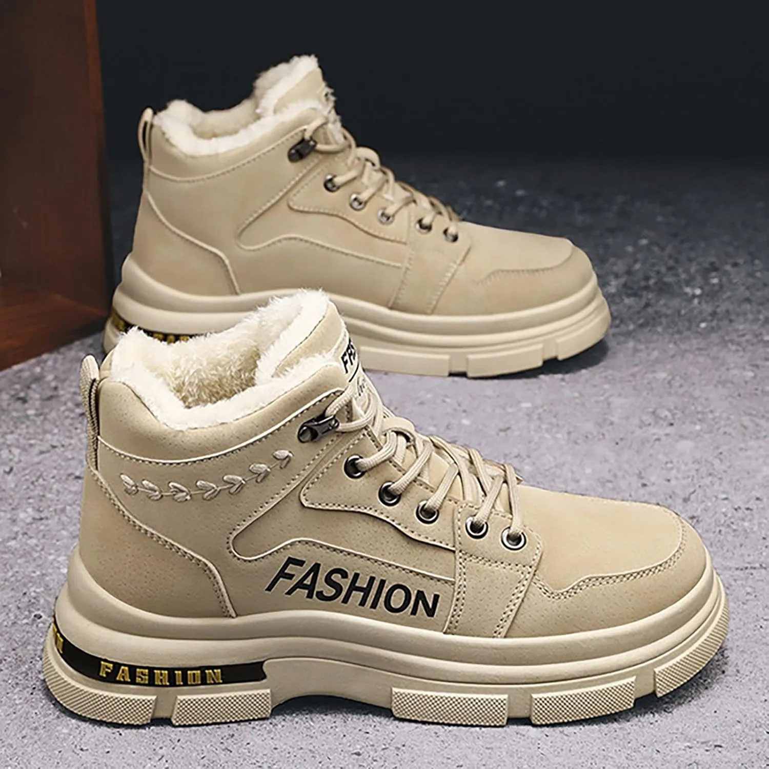 Men's Work Boots Non Steel Toe Hiking Sneakers Boot with Comfort Womens Safety Shoes Comfortable Waterproof Platform Shoes Work Hike Grounded Footwear