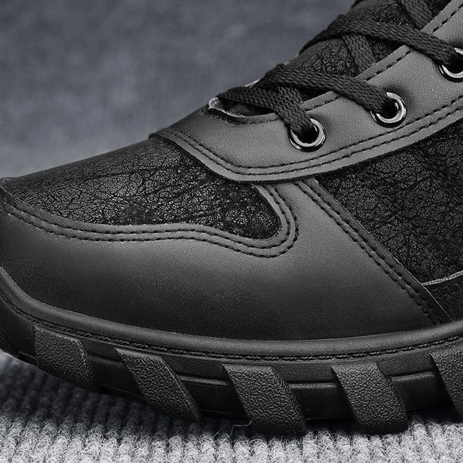 Men's Work Boots Non Steel Toe Hiking Sneakers Boot with Comfort Womens Safety Shoes Comfortable Waterproof Platform Shoes Work Hike Grounded Footwear