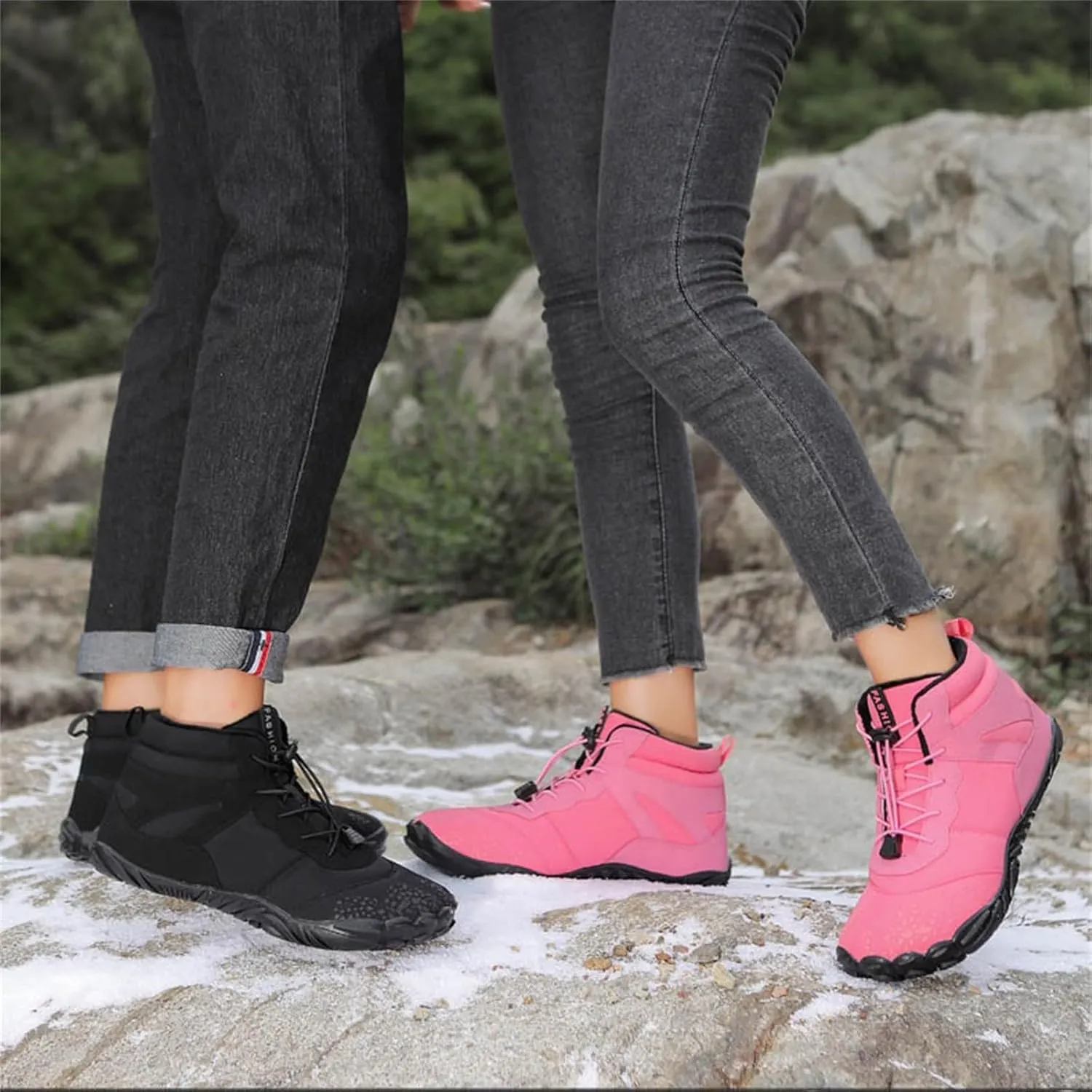 Mens Work Boots Soft Toe Hiking Sneakers Ankle Booties Women Workout Shoes Steel Toe Waterproof Outdoor Shoes Lightweight Anti Slip Hike Grounded Footwear