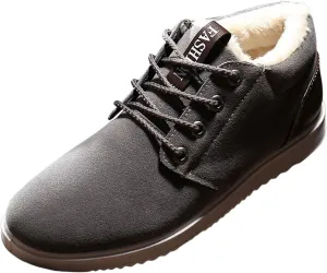 New Winter Men's Snow Boots Men's Shoes Velvet Thickening Warm Casual Hiking Boots Shoe M