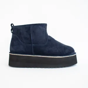Noor Navy Suede