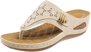 Orthopedic Sandals for Women, Women's Wide Width Sandals with Arch Support, Wedge & Flip Flops, Gladiator Sandal Open Toe