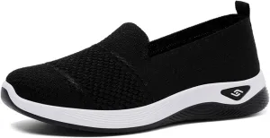 Orthopedic Shoes for Women Dressy Breathable Soft Shoes Arch Support Comfortable Breathable Walking Slip on Sneakers Lightweight Sneaker 2025