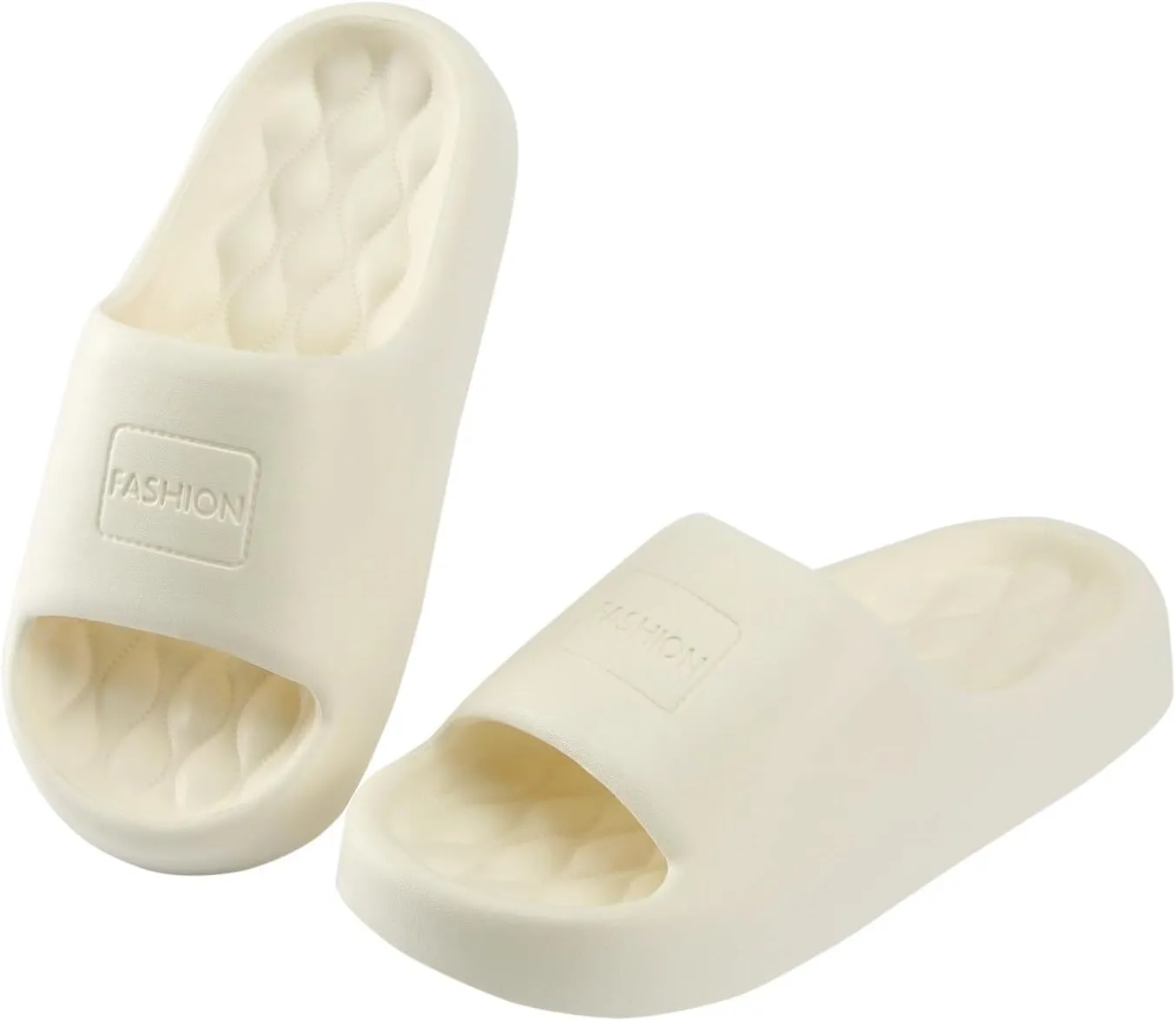 Pillow Slippers Womens Shower Shoes Women and Men Showers Sandals Cloud Slides Comfortable Non-Slip Quick Drying