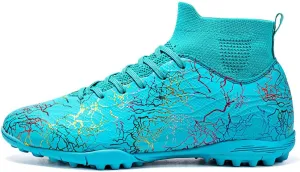Professional Men's Indoor and Outdoor Sports Training Football Shoes, Lightweight, Breathable, Anti Slip Nail Shoes