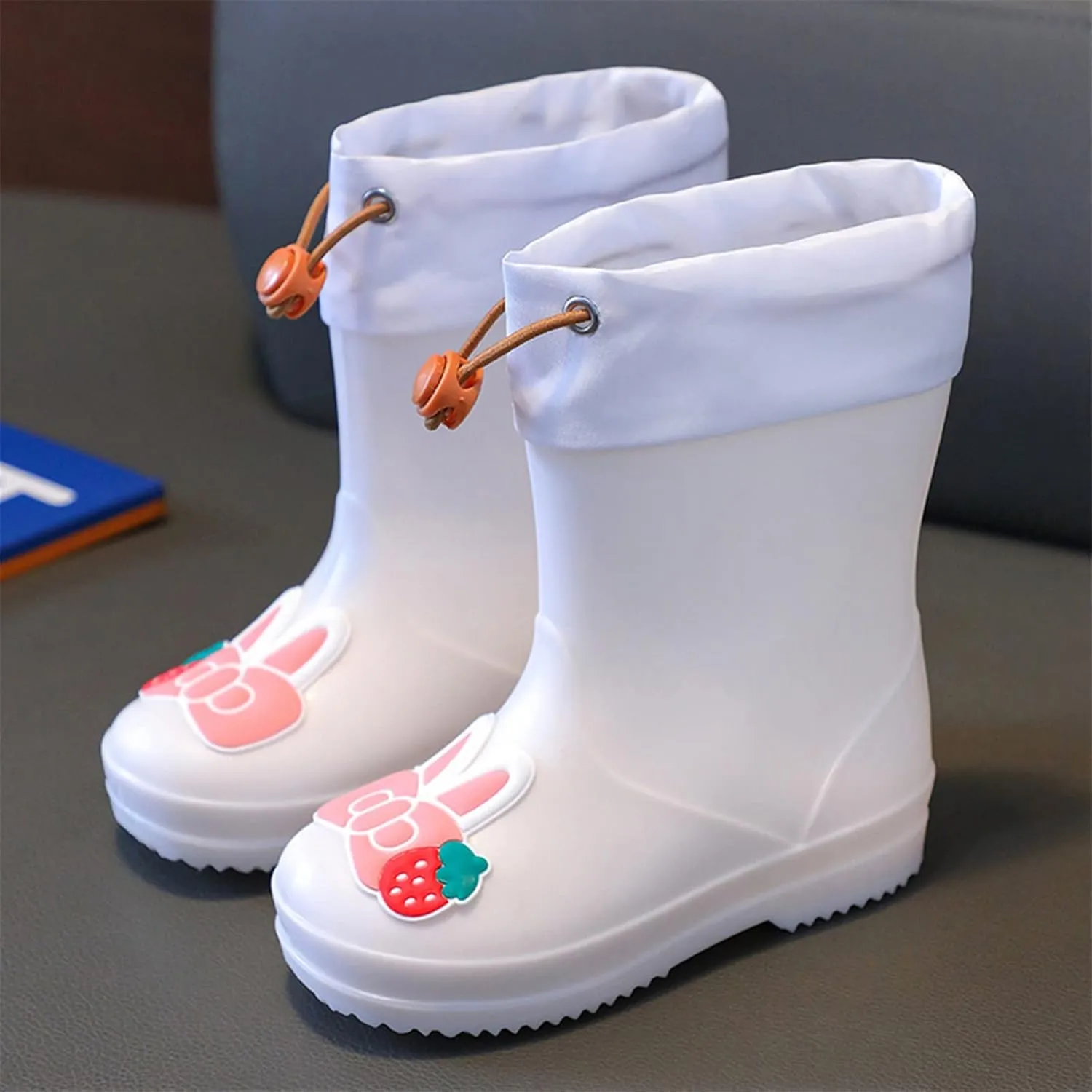 Rain Boots For Girls Boys Kids Rain Boot Insulated Liner For Boys & Girls Rubber Rain Boots Toddler Rain Non Slip