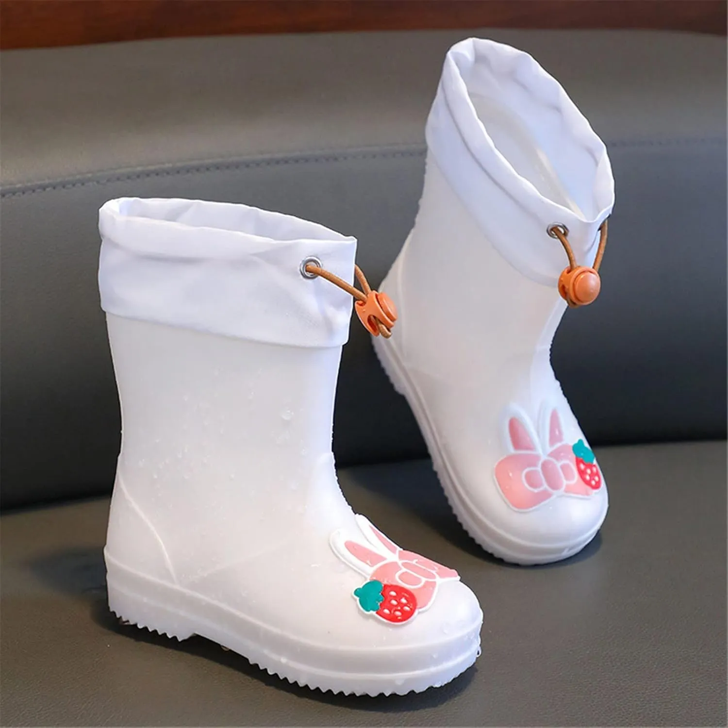 Rain Boots For Girls Boys Kids Rain Boot Insulated Liner For Boys & Girls Rubber Rain Boots Toddler Rain Non Slip