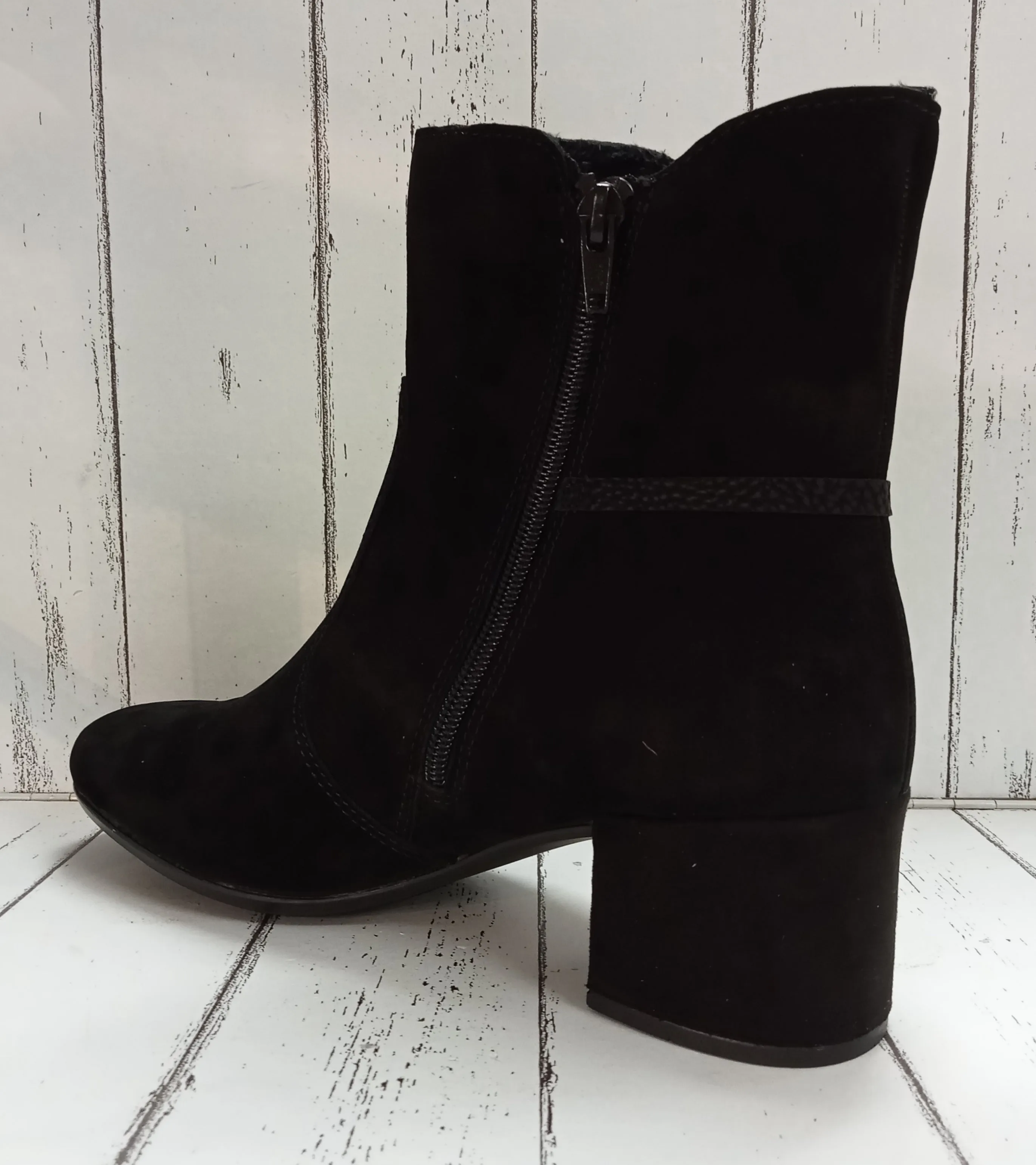 RIEKER - 70253-00 - HEELED ANKLE BOOT - Black