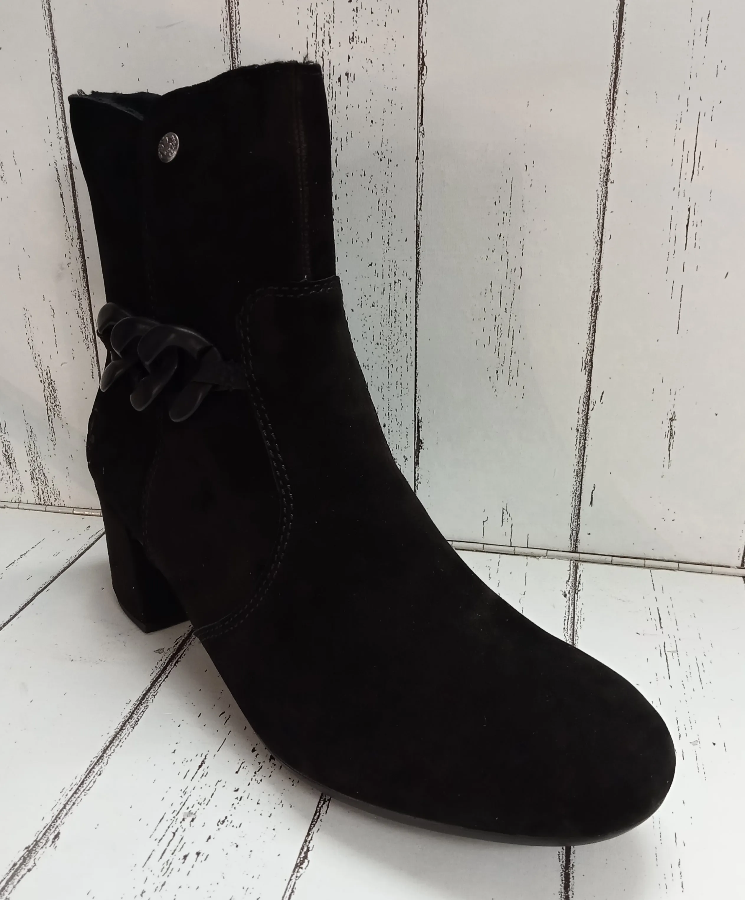 RIEKER - 70253-00 - HEELED ANKLE BOOT - Black