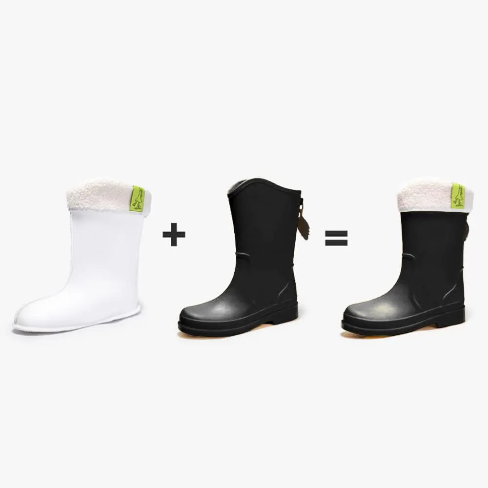 Rojeam Women's Rain Boots Waterproof Garden Shoes Rain Shoes