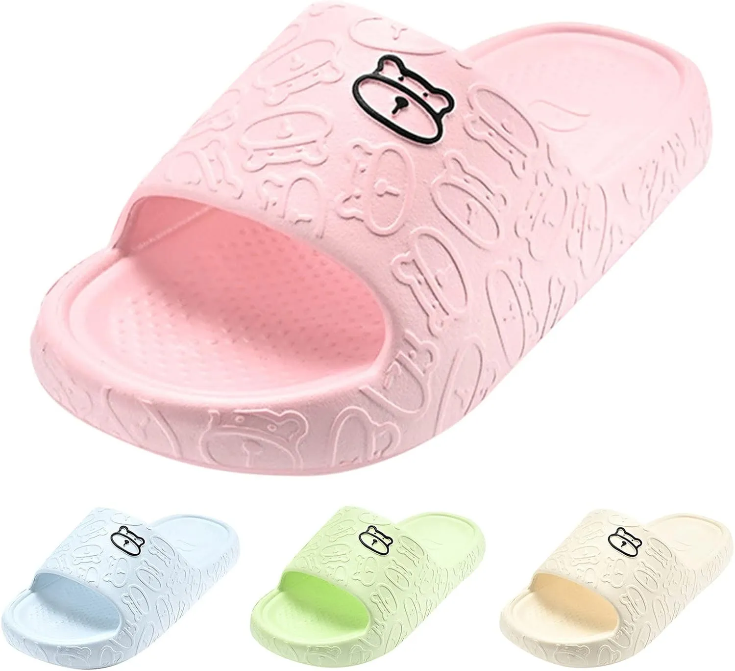 Sandal Slippers for Women Shower Shoes for College Dorm Room Quick Drying Shower Slippers Women's Cloud Slides