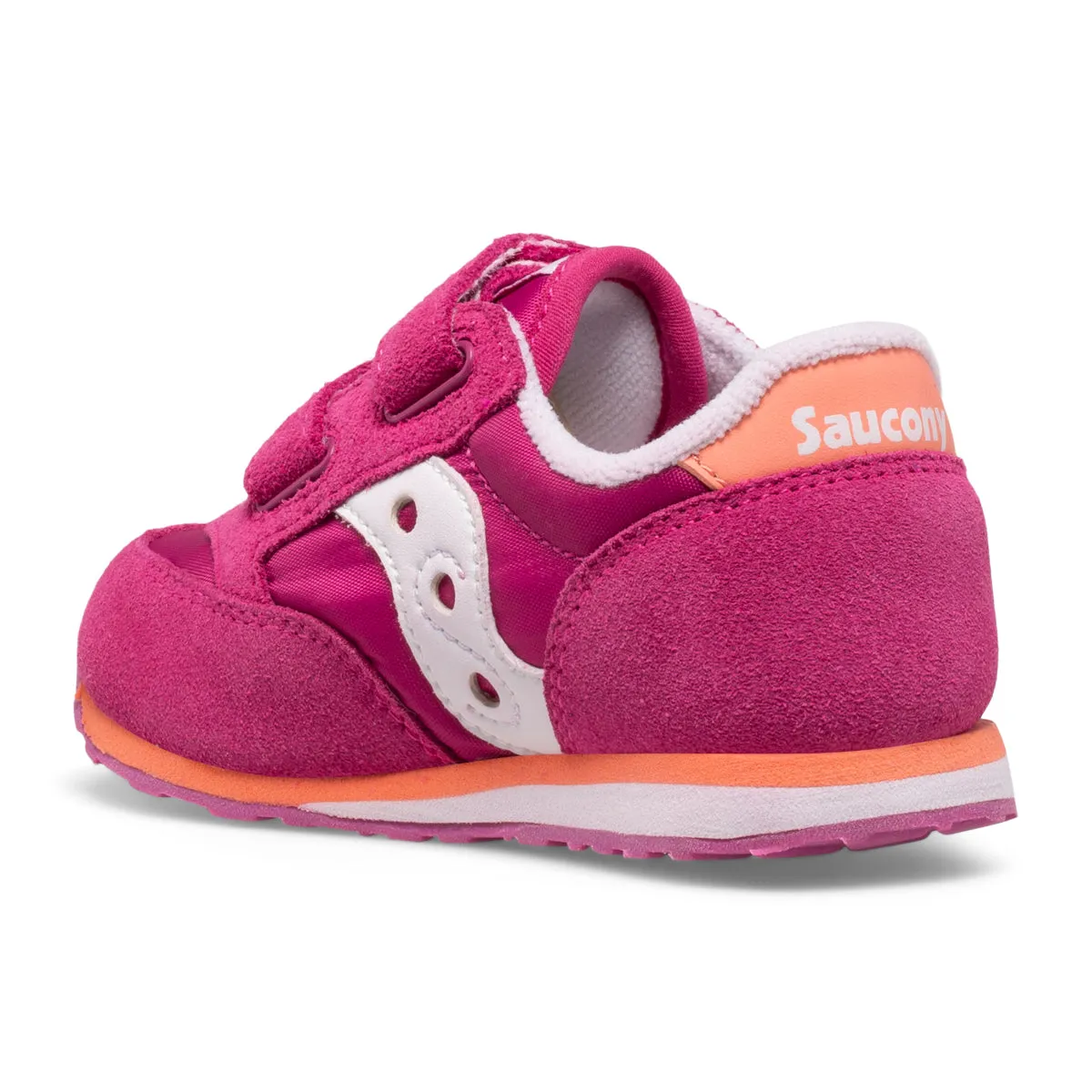 Saucony Baby Jazz HL | Fuchsia/White Little Kids Sneakers