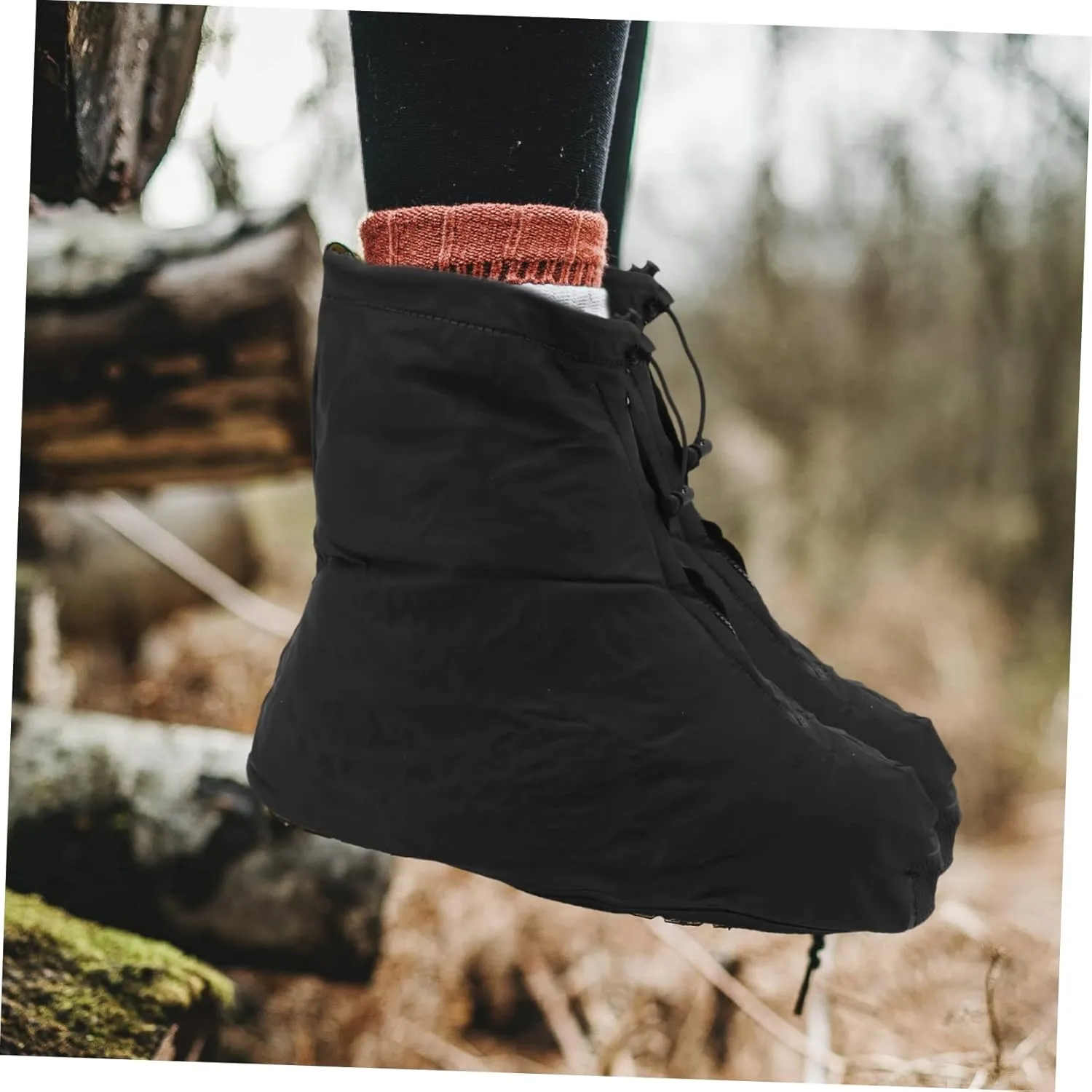 Shoe Cover Mens Rain Shoes Galoshes for Men Waterproof Outdoor Rain Boot Clear Rain Shoes Classic Rain