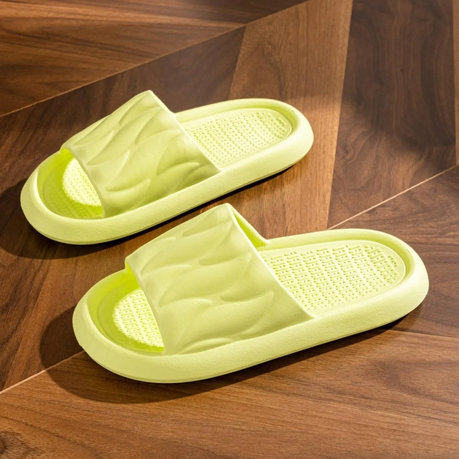 Shower Sandals Men Open Toe Shower Shoes Bathroom Sandals Cloud Comfy Indoor Outdoor Slides Unisex