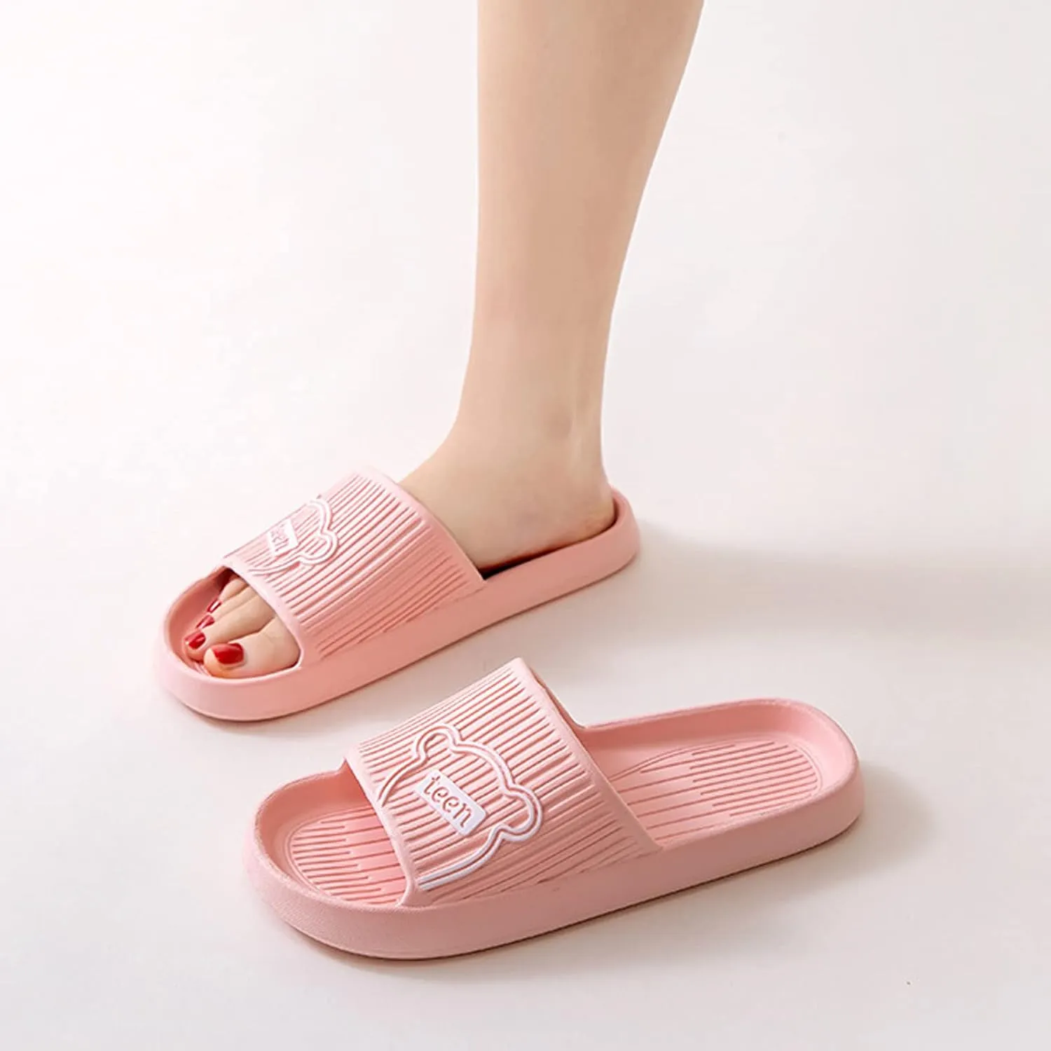 Shower Shoes Bathroom Slippers Men Indoor Slippers Men's Slides Men's Athletic Outdoor Sandals Slides Quick Drying Non Slip