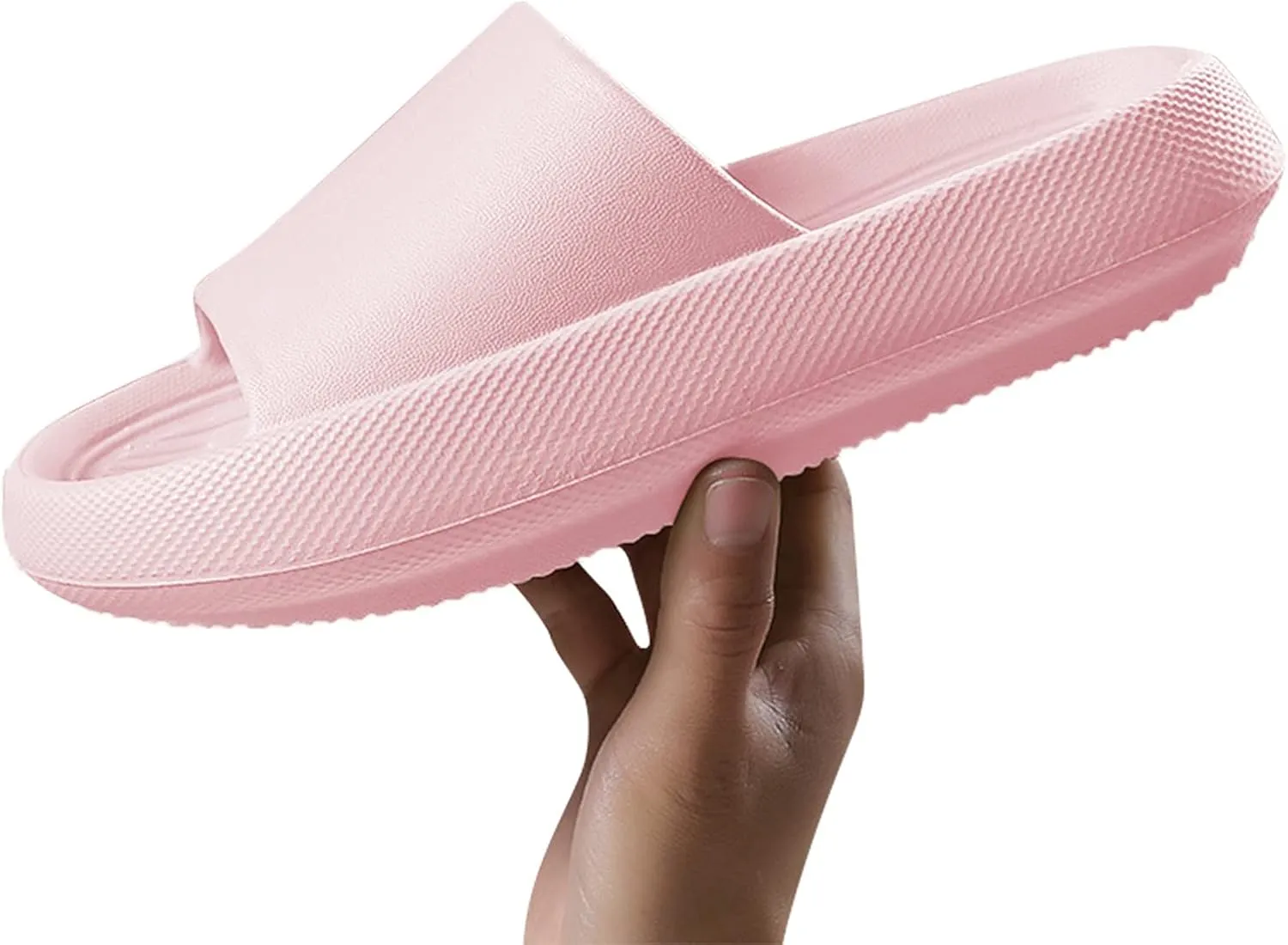 Showers Sandals Mens Pillow Slippers Womens Shower Shoes Indoor Slipper Shower Slides Comfort Lightweight Open Toe