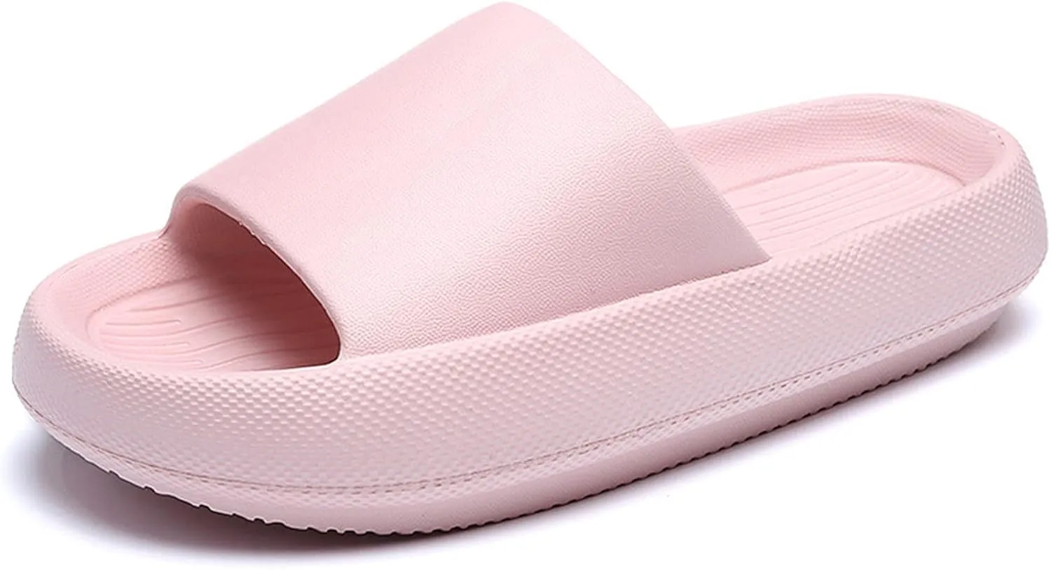 Showers Sandals Mens Pillow Slippers Womens Shower Shoes Indoor Slipper Shower Slides Comfort Lightweight Open Toe